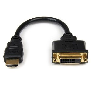 StarTech.com Adaptador de 20cm HDMI a DVI - DVI-D Hembra - HDMI Macho - Cable Convertidor Video