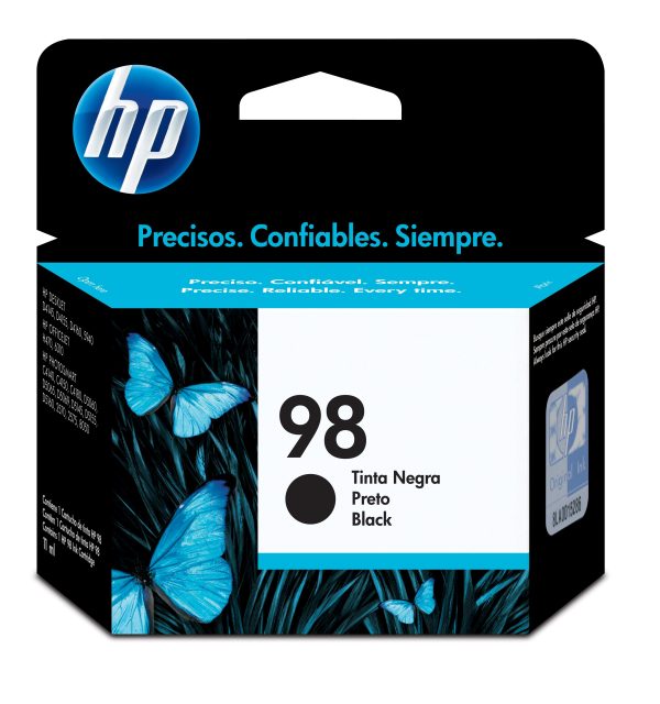 HP Cartucho original de tinta negra 98 - Imagen 4