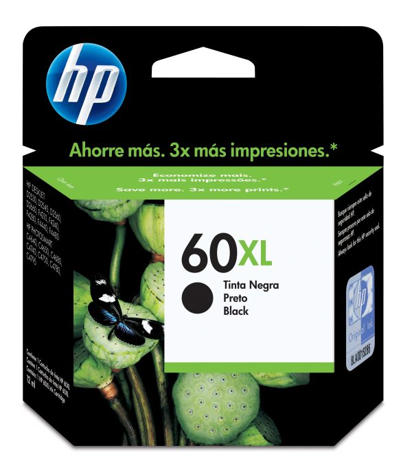 HP 60XL cartucho de tinta 1 pieza(s) Original Negro - Imagen 2