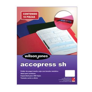Acco P4568 carpeta Cartón Rojo