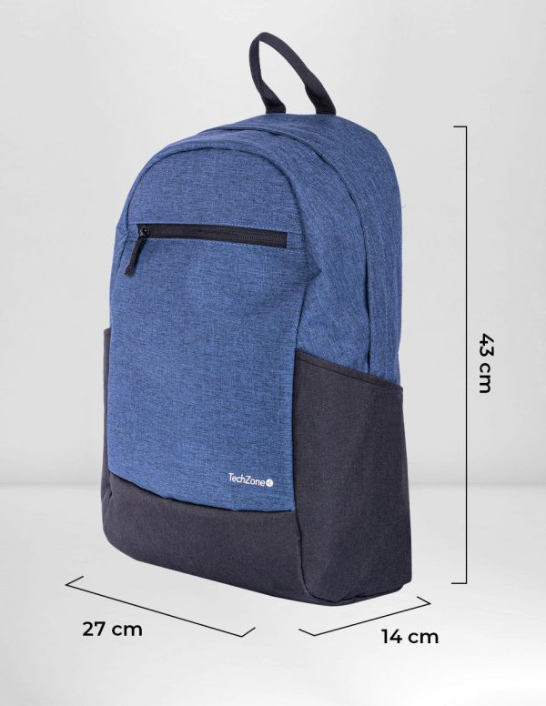 TechZone TZLBP16 mochila City backpack Azul Poliéster - Imagen 3