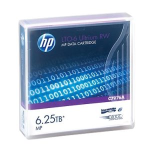 HPE LTO-6 Ultrium RW Cinta de datos en blanco 6.25 TB 1.26 cm
