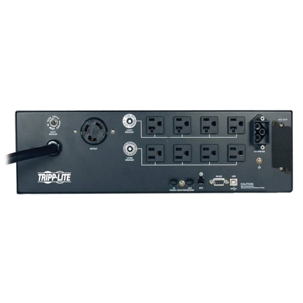 Tripp Lite SU3000RTXL3U UPS SmartOnline de Doble Conversión 120V 3kVA 2.4kW, en 3U de Rack / Torre, Autonomía Extendida, Opciones de Tarjeta de Red, USB, Serial DB9 - Imagen 3