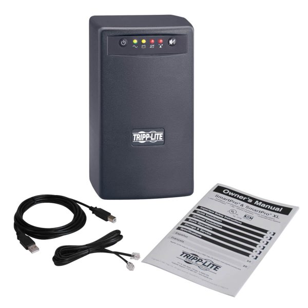 Tripp Lite SMART550USB UPS No Break Interactivo SmartPro de 120V 550VA 300W, AVR, Torre, USB, Tomacorrientes solo para Sobretensiones - Imagen 3