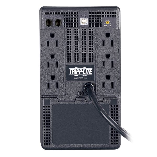 Tripp Lite SMART550USB UPS No Break Interactivo SmartPro de 120V 550VA 300W, AVR, Torre, USB, Tomacorrientes solo para Sobretensiones - Imagen 2