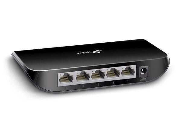 TP-Link TL-SG1005D dispositivo de redes No administrado Gigabit Ethernet (10/100/1000) Negro - Imagen 3