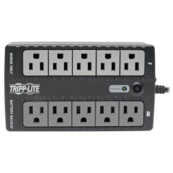 Tripp Lite INTERNET550U UPS No Break Standby Internet Office de 550VA 300W - 10 Tomacorrientes NEMA 5-15R, 120V, 50Hz / 60Hz, USB, Clavija 5-15P, Instalación en Pared o Escritorio - Imagen 2