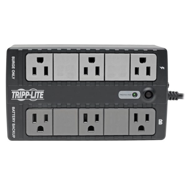 Tripp Lite INTERNET350U UPS No Break Standby Internet Office de 350VA 210W - 6 Tomacorrientes NEMA 5-15R, 120V, 50 Hz /60 Hz, USB, Clavija 5-15P, Instalación en Pared o Escritorio - Imagen 2