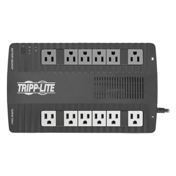 Tripp Lite AVR750U UPS No Break Interactivo de 750VA 450W - 12 Tomacorrientes NEMA 5-15R, AVR, 120V, 50Hz / 60Hz, USB, Instalación en Pared o Escritorio - Imagen 3