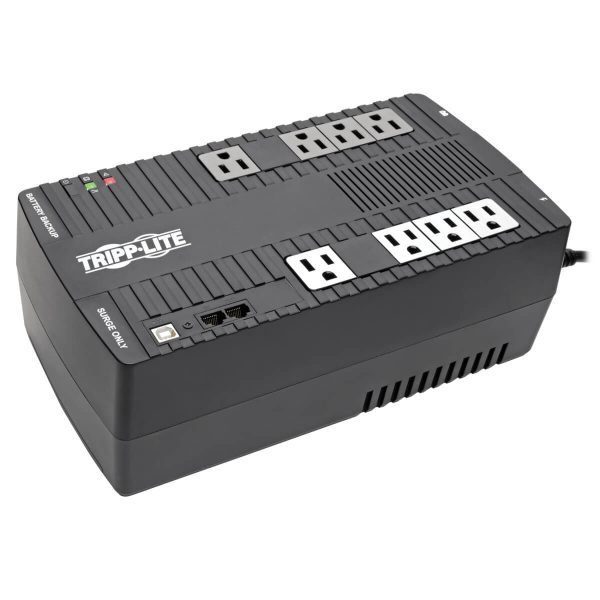 Tripp Lite AVR550U UPS No Break Interactivo de 550VA 300W - 8 Tomacorrientes NEMA 5-15R, AVR, 120V, 50Hz / 60Hz, USB, Instalación en Pared o Escritorio