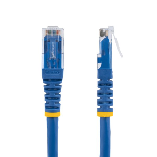 StarTech.com Cable de Red 1.8m Categoría Cat6 UTP RJ45 Gigabit Ethernet ETL - Patch Moldeado - Azul - Imagen 2