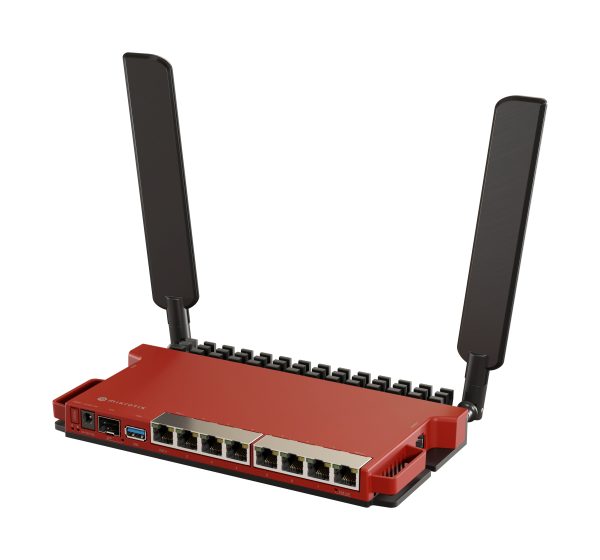 Mikrotik L009UiGS-2HaxD-IN router inalámbrico Gigabit Ethernet Banda única (2,4 GHz) Rojo - Imagen 3