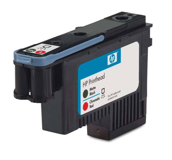HP Cabezal de impresión DesignJet 73 negro mate/rojo cromático - Imagen 4