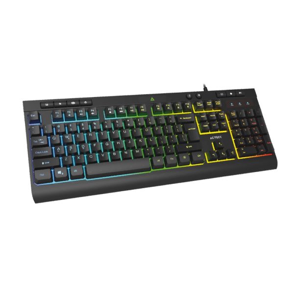 Acteck Aurean Pro MK477G teclado Ratón incluido Universal USB Negro - Imagen 3