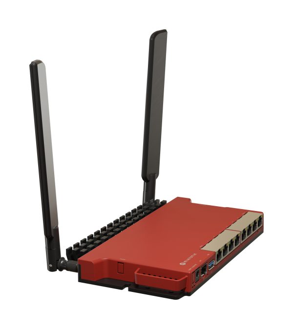 Mikrotik L009UiGS-2HaxD-IN router inalámbrico Gigabit Ethernet Banda única (2,4 GHz) Rojo - Imagen 4