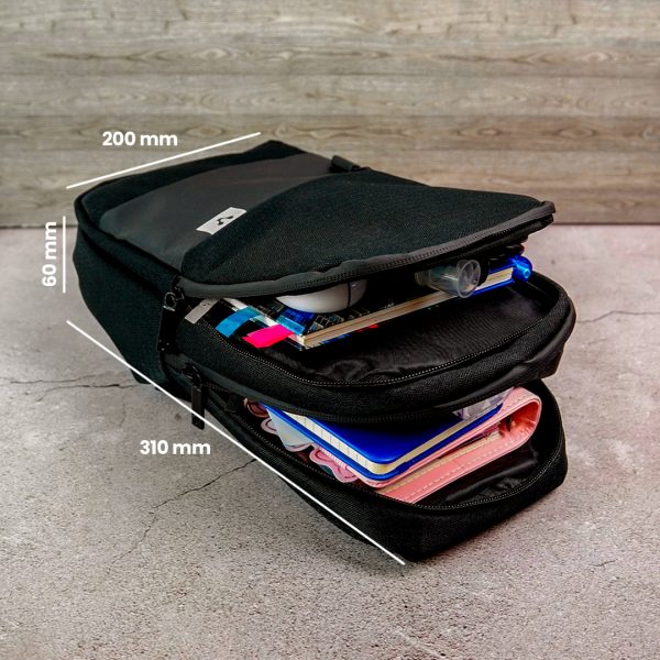 Vorago CB-300 mochila City bag Negro Poliéster - Imagen 4