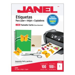 Janel 1095165101 etiqueta de impresora Blanco