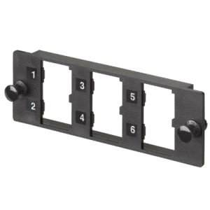 Panduit FMP6 placa de pared o cubierta de interruptor Negro