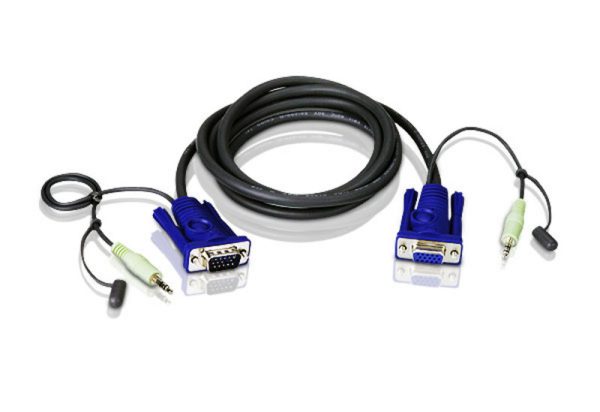 ATEN 2L2402A cable para video, teclado o ratón (KVM) Azul, Negro 1.8 m - Imagen 2