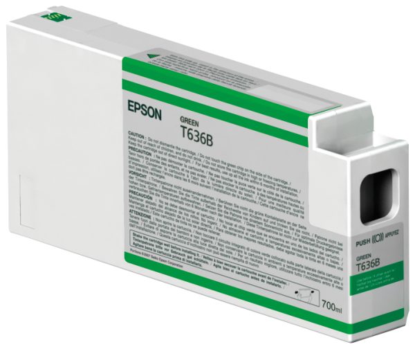 Epson Singlepack Green T636B00 UltraChrome HDR 700 ml cartucho de tinta 1 pieza(s) Original Verde - Imagen 2