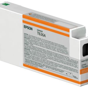 Epson Singlepack Orange T636A00 UltraChrome HDR 700 ml cartucho de tinta 1 pieza(s) Original Naranja
