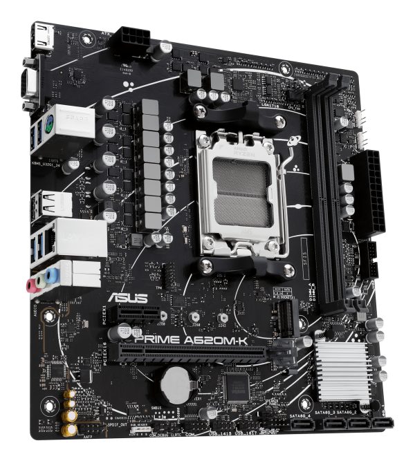 ASUS PRIME A620M-K-CSM placa base AMD A620 Zócalo AM5 micro ATX - Imagen 3