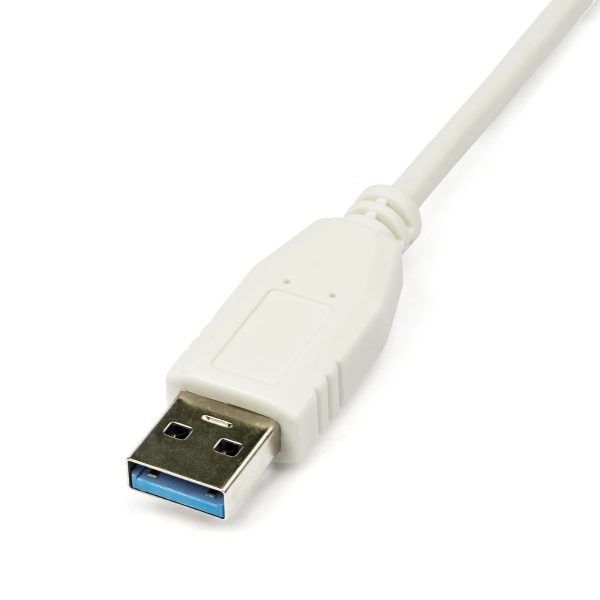 StarTech.com Adaptador Tarjeta de Red Externa NIC USB 3.0 a Ethernet Gigabit de 1 Puerto - 1x RJ45 Hembra - 1x USBA - 10/100/1000 - Adaptador LAN Externo - Blanco - Imagen 4