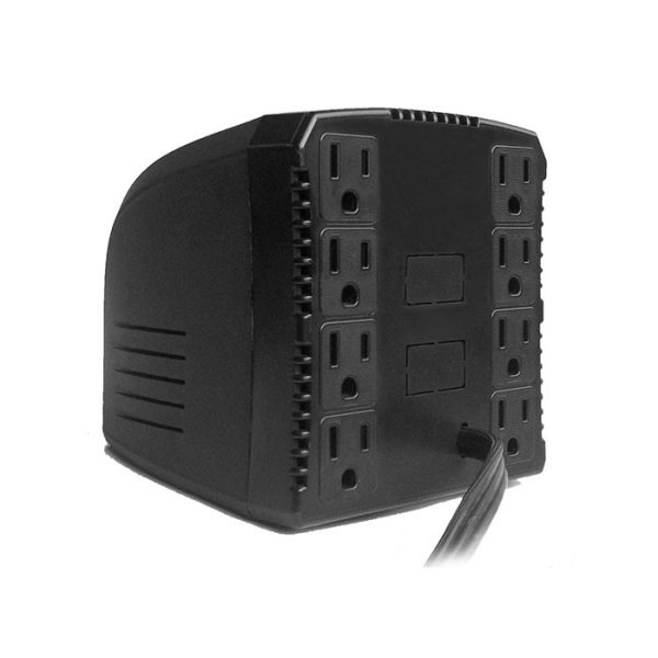 Complet ERV-6-001 regulador de voltaje 8 salidas AC 120 V Negro - Imagen 3