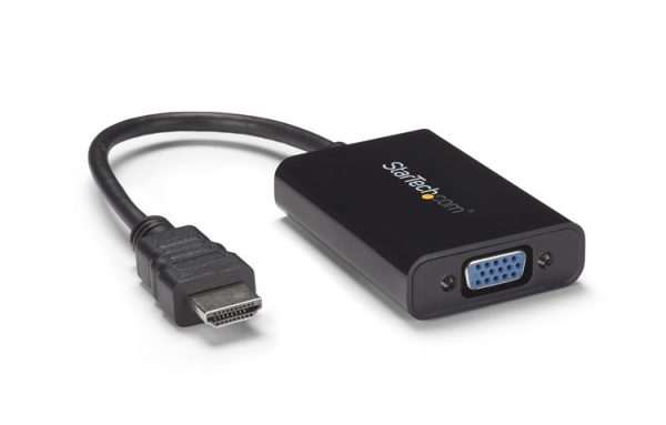StarTech.com Cable Adaptador Externo Convertidor de Video y Audio HDMI a VGA - 1920x1200