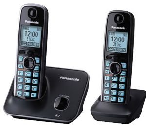 Panasonic KX-TG4112ME Teléfono DECT Identificador de llamadas Negro