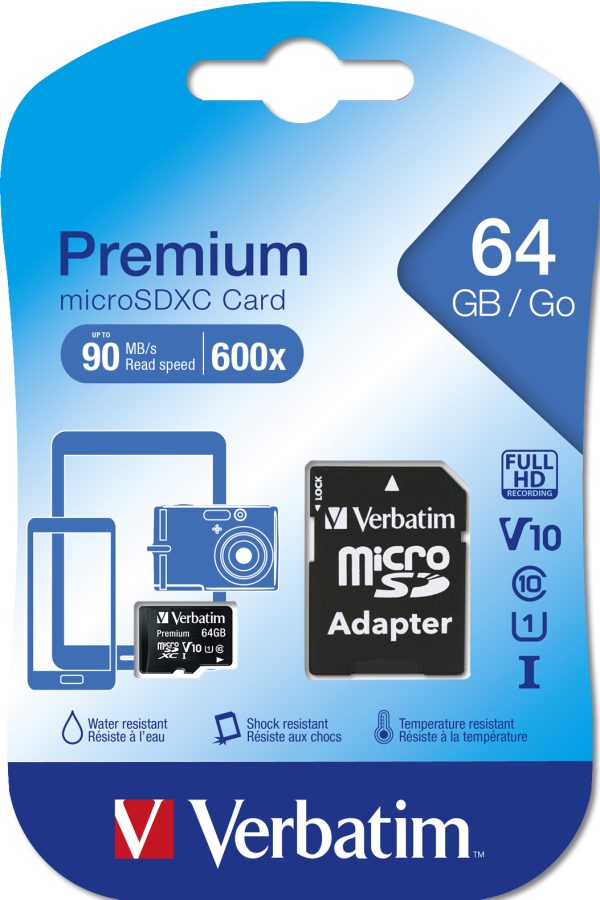 Verbatim Premium 64 GB MicroSDXC Clase 10 - Imagen 3