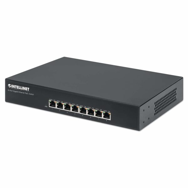 Intellinet Switch Gigabit PoE+ de 8 puertos