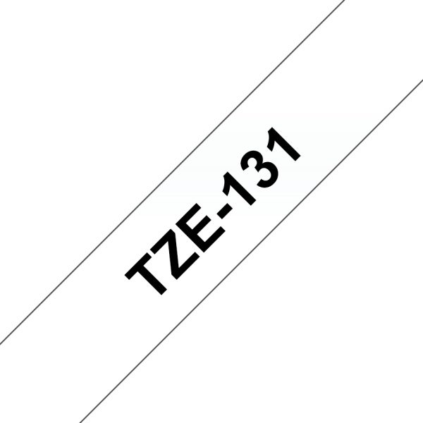 Brother TZE-131 cinta para impresora de etiquetas Negro sobre transparente - Imagen 4