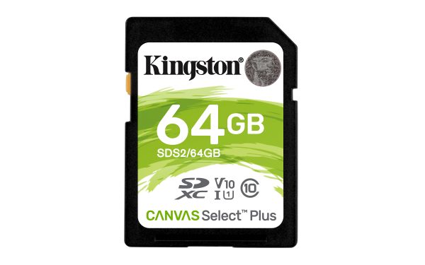 Kingston Technology Canvas Select Plus 64 GB SDXC UHS-I Clase 10
