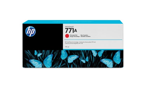 HP Cartucho de tinta DesignJet 771A de 775 ml rojo cromático - Imagen 2