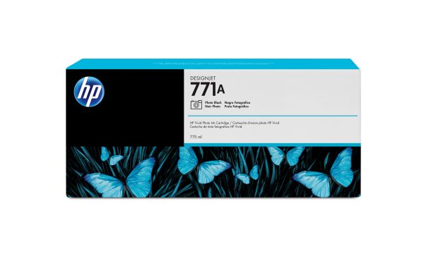 HP Cartucho de tinta DesignJet 771A de 775 ml negro fotográfico - Imagen 2