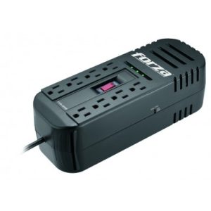 Forza Power Technologies FVR-2201M supresor de picos Negro 8 salidas AC 120 V 1.2 m