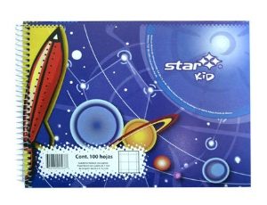 Estrella 168 libreta 100 hojas Multicolor