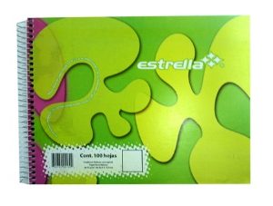 Estrella 160 libreta 100 hojas Multicolor