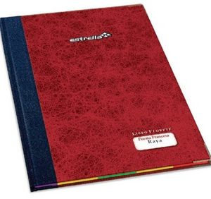 Estrella 100 libreta 240 hojas Azul, Rojo