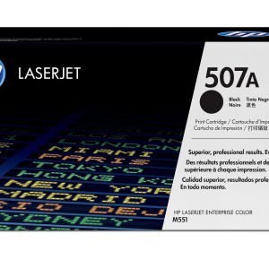 HP Cartucho original de tóner negro 507A LaserJet