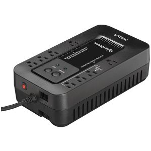 CyberPower EC350G sistema de alimentación ininterrumpida (UPS) En espera (Fuera de línea) 0.35 kVA 255 W 8 salidas AC