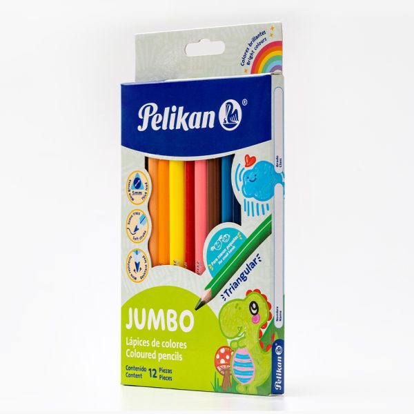 Pelikan 30330306 lápiz de colores Negro, Azul, Verde, Multicolor, Naranja, Rojo, Violeta, Amarillo 12 pieza(s) - Imagen 2