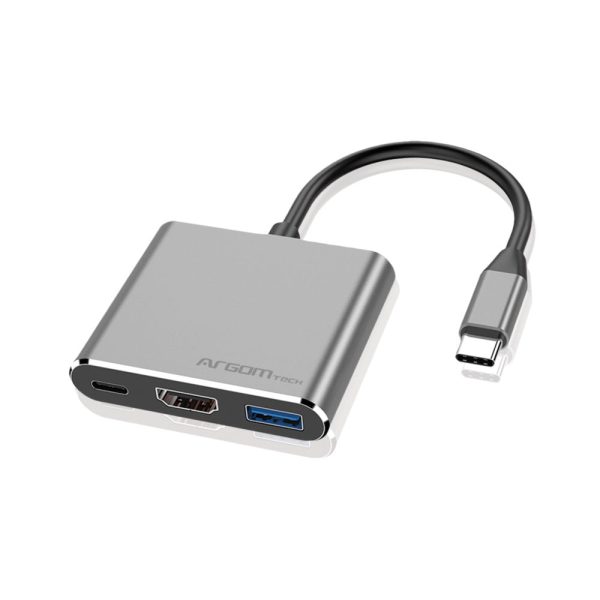 ArgomTech ONE AXESS Alámbrico USB 3.2 Gen 1 (3.1 Gen 1) Type-C Plata - Imagen 3