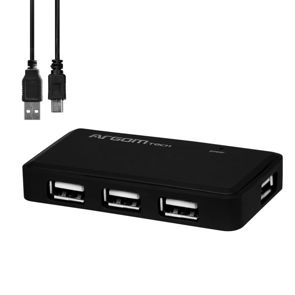 ArgomTech ARG-UB-0088 base para laptop o replicador de puertos Alámbrico USB 2.0 Negro - Imagen 2