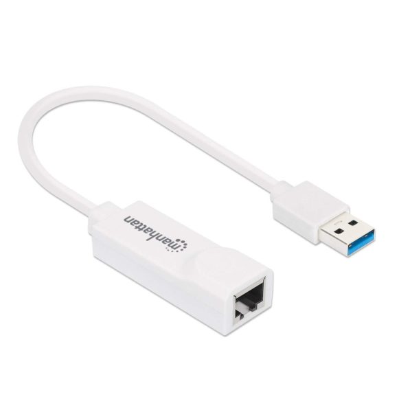 Manhattan Adaptador de Súper Velocidad USB 3.0 a RJ-45 GB Ethernet - Imagen 2