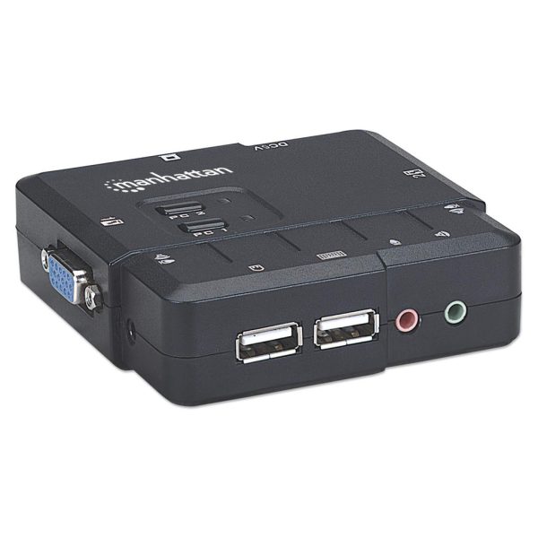 Manhattan Switch KVM Compacto de 2 Puertos - Imagen 2