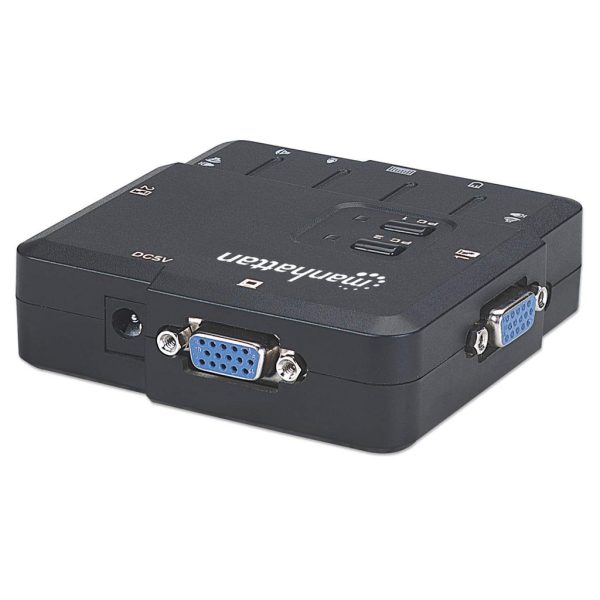 Manhattan Switch KVM Compacto de 2 Puertos - Imagen 4