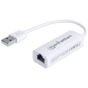 Manhattan Adaptador Fast Ethernet USB de Alta Velocidad 2.0