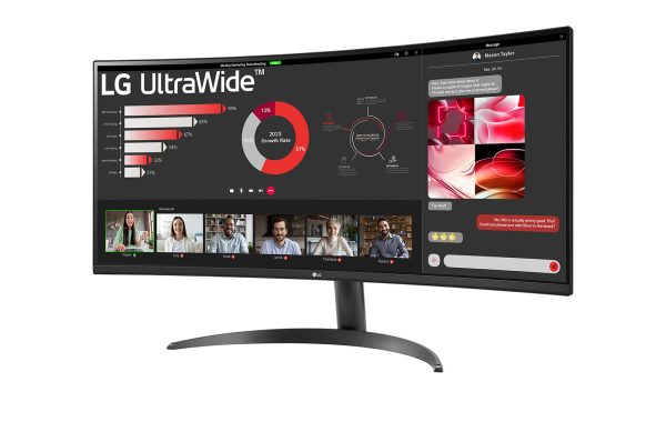 LG 34WR50QK-B pantalla para PC 86,4 cm (34") 3440 x 1440 Pixeles Wide Quad HD Negro - Imagen 2